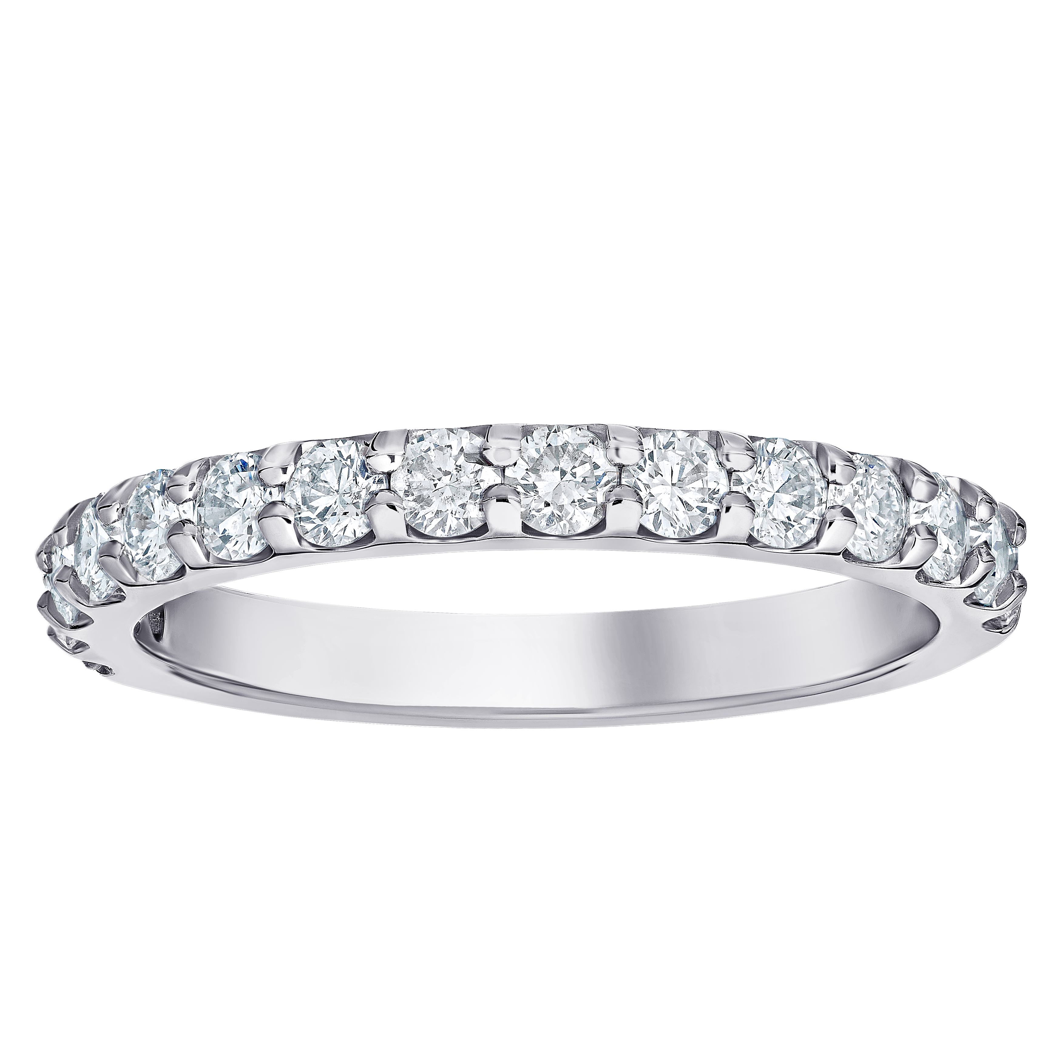 White Gold Natural Diamonds Eternity Band