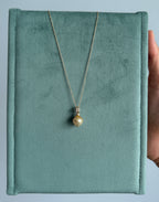 Pearl and Diamond Pendant Necklace
