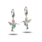 Hummingbird Larimar Drop Earrings