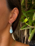 Larimar Octopus Drop Earrings