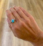 Larimar Pear Ring