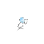 Larimar Pear Ring