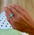 Larimar Turtle Ring