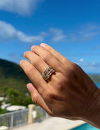 Pavé and Bezel Set Diamond Cocktail Ring - PREORDER