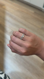 Double Band Diamond Ring
