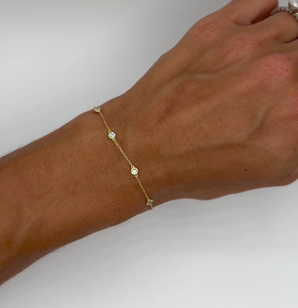 Diamond By The Yard Bracelet