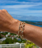 Flexi Bangle with Emerald Cut Diamonds
