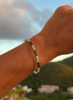 Sapphire & Diamond Flexi Bangle