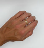 Dainty Oval Bezel Wrap Ring