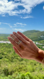 Diamond Chain Link Ring - PREORDER