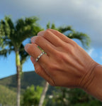 7 stone Alexandrite & Diamond band - PREORDER