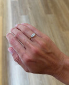Oval Trio Lab Diamond Ring