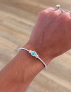 Single GIA Paraiba Tourmaline Bangle