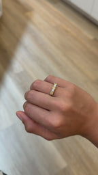 Yellow & White Lab Diamond Ring