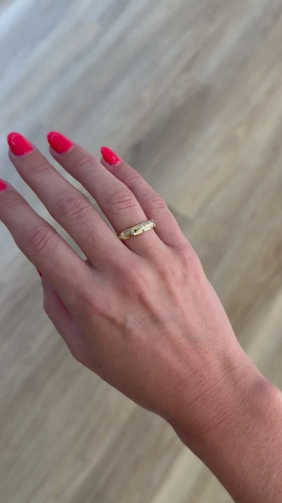Modern Diamond Accent Band