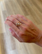 Pear and Marquise Lab Diamond Trio Ring