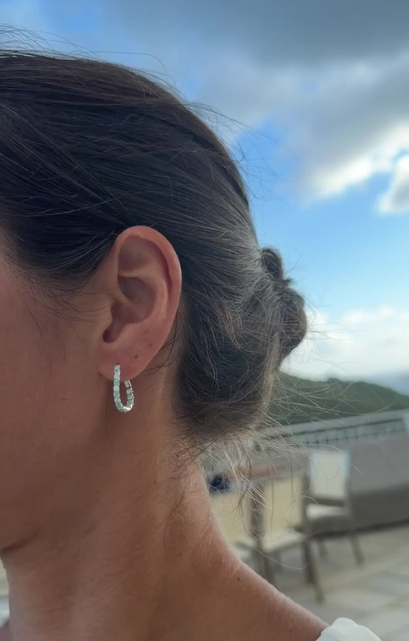 GIA Paraíba Tourmaline Wave Earrings - PREORDER ONLY