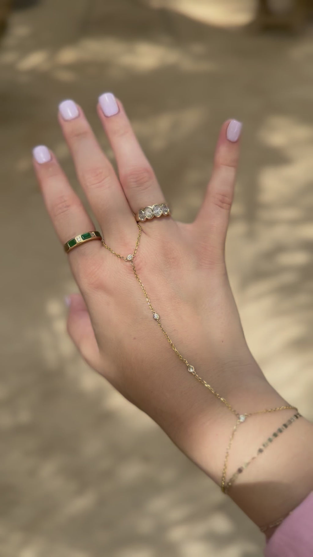 Flush Emerald & Diamond Band - PREORDER