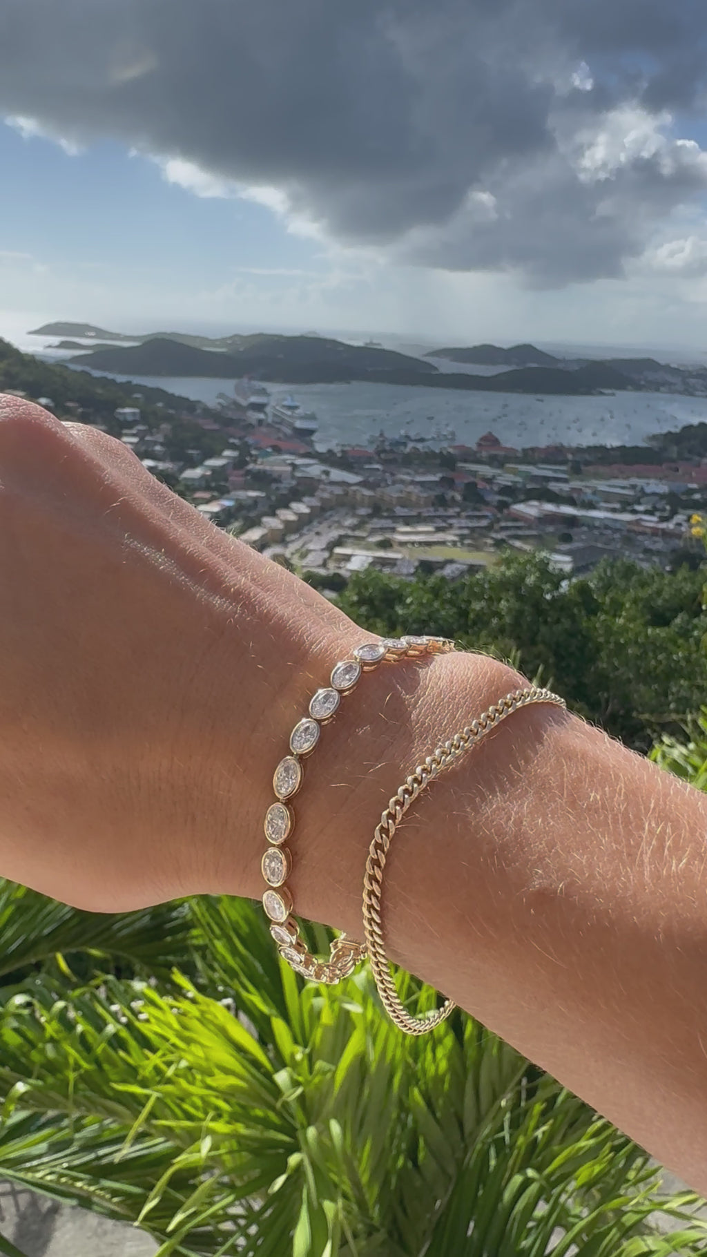 Lab Oval Diamond Tennis Bracelet- PREORDER