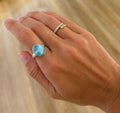 Oval Larimar Ring